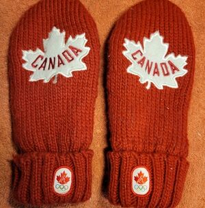 HBC 2012 Olympic Mittens, Hudson Bay Company quality.